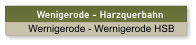Wenigerode - Harzquerbahn Wernigerode - Wernigerode HSB
