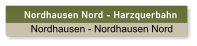 Nordhausen Nord - Harzquerbahn Nordhausen - Nordhausen Nord
